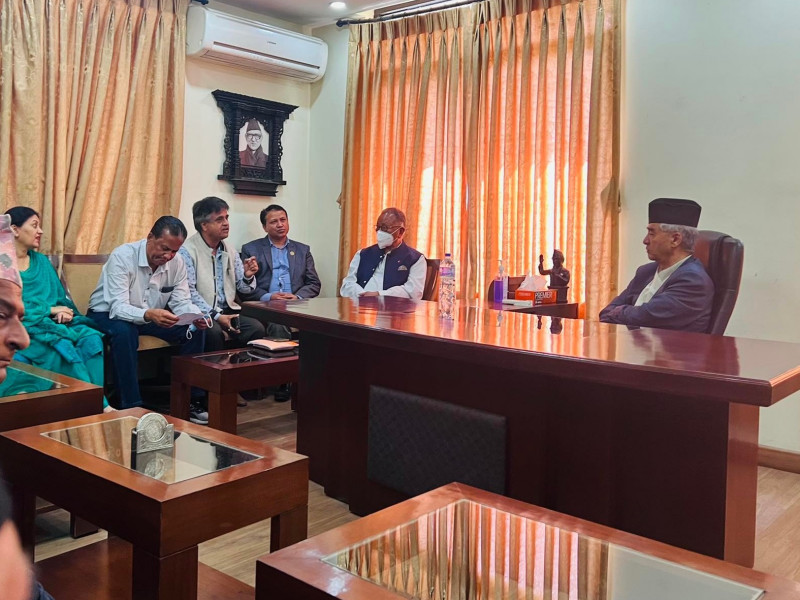 सभापति भेटेपछि कास्कीका कांग्रेस नेता ढुक्कः पोखराको मेयर पाइँदैन
